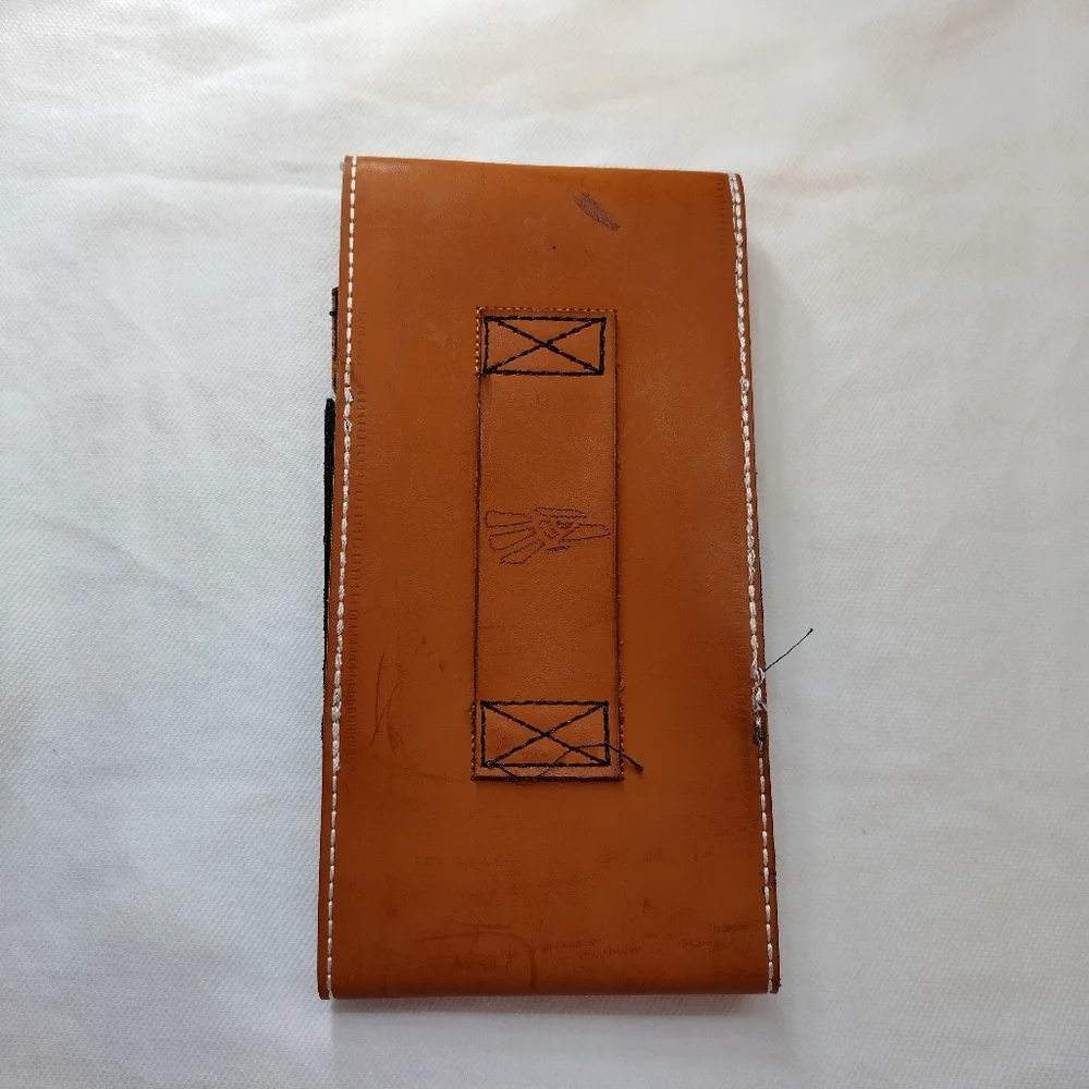 WESTERN LEATHER CELL PHONE CASE, FUNDA VAQUERA DE CUERO COWBOY RODEO PHONE‎ CASE